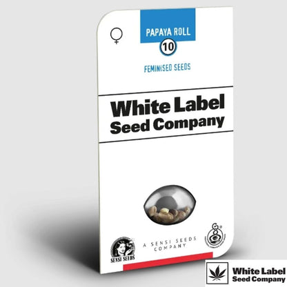 Verpackung von Papaya Roll feminisierte Samen von White Label Seed Company