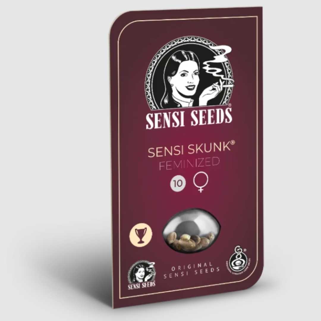 Sensi Skunk feminisierte Hanfsamenpackung von Sensi Seeds mit 10 Seeds