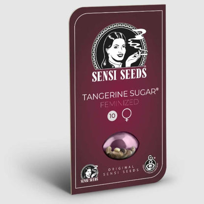 Tangerine Sugar Samenpackung von Sensi Seeds mit modernem Design.